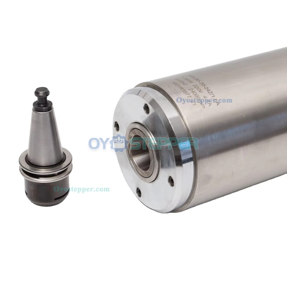 2.2KW ATC Spindle Motor Kit ISO20 24000RPM 220V/380V with 2.2KW VFD Frequency Inverter